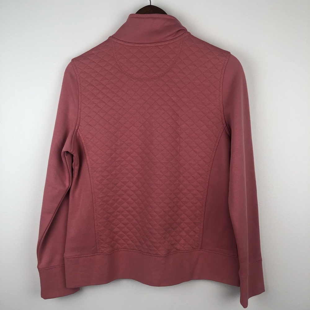 L.L. Bean Rose Wash Quilted Full Zip Sweatshirt - Picture 3 of 11